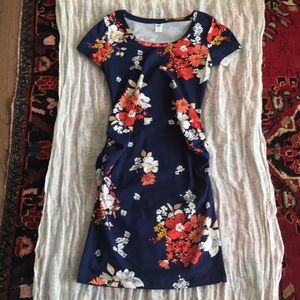Old Navy Maternity Bodycon Floral Dress